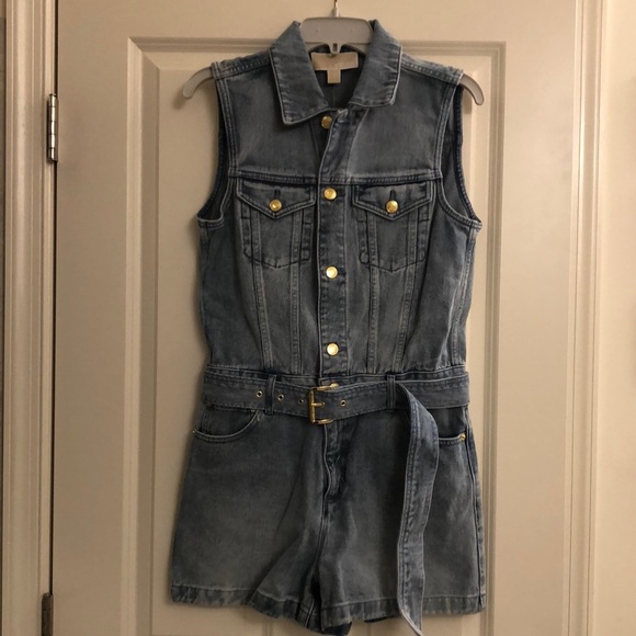 Michael Kors Denim Romper